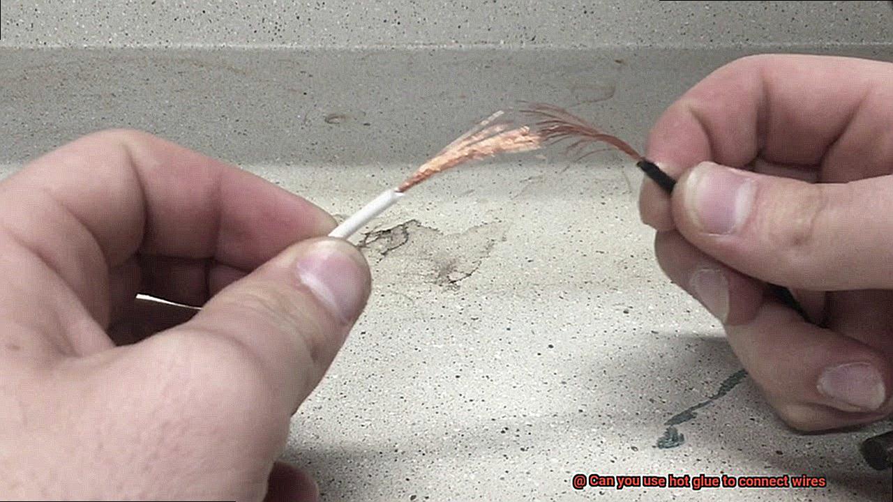 Can you use hot glue to connect wires-14