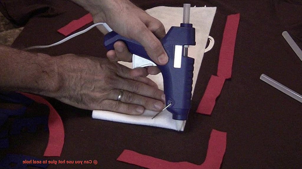 Can you use hot glue to seal hole? Glue Things