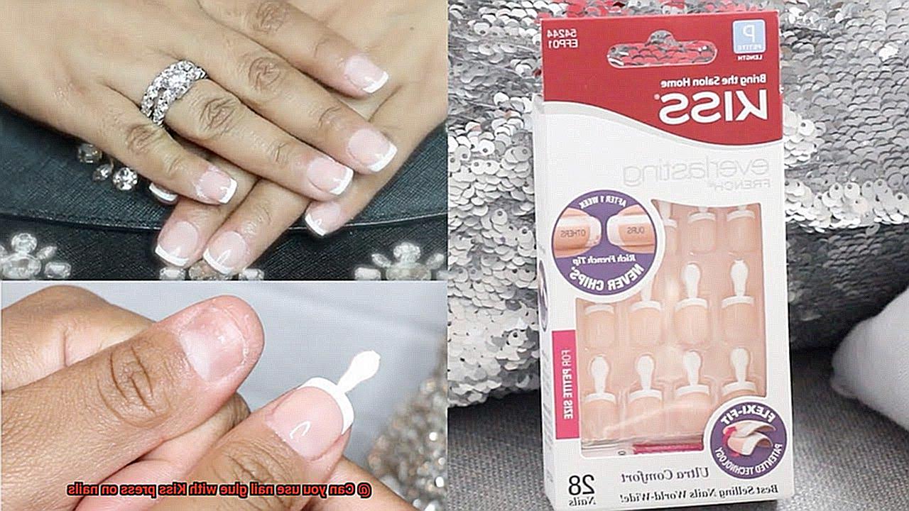 Can you use nail glue with Kiss press on nails-5