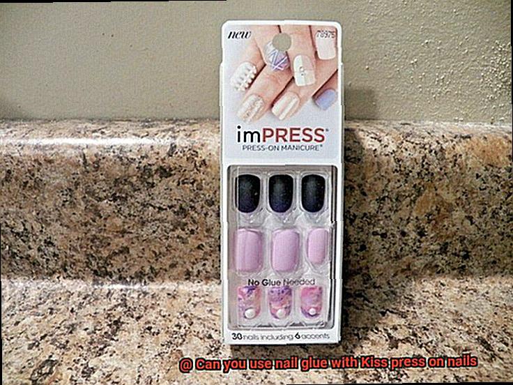 Can you use nail glue with Kiss press on nails-7