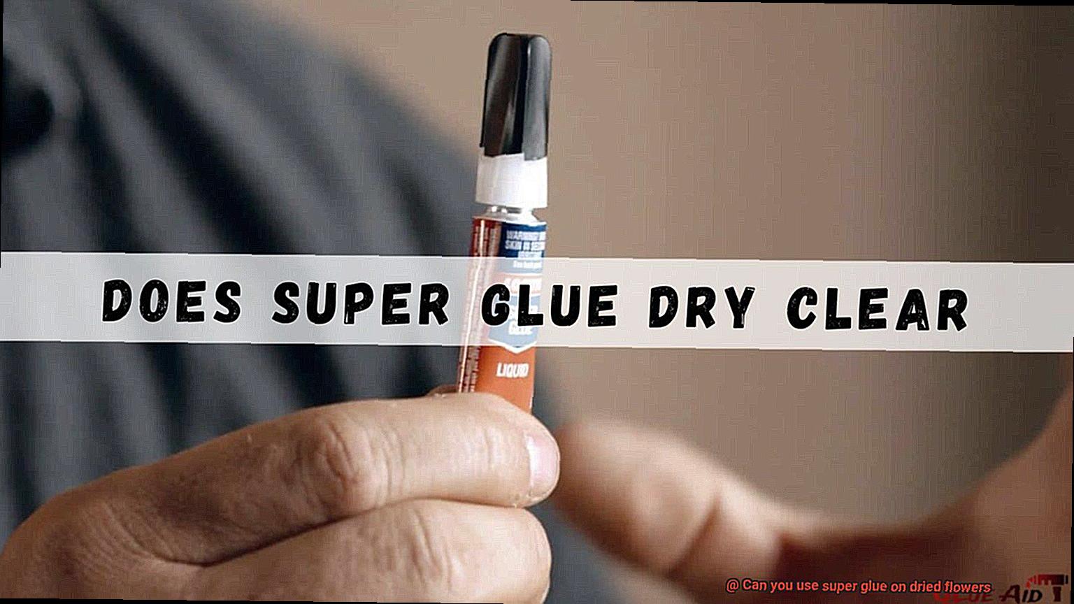 Can you use super glue on dried flowers-3