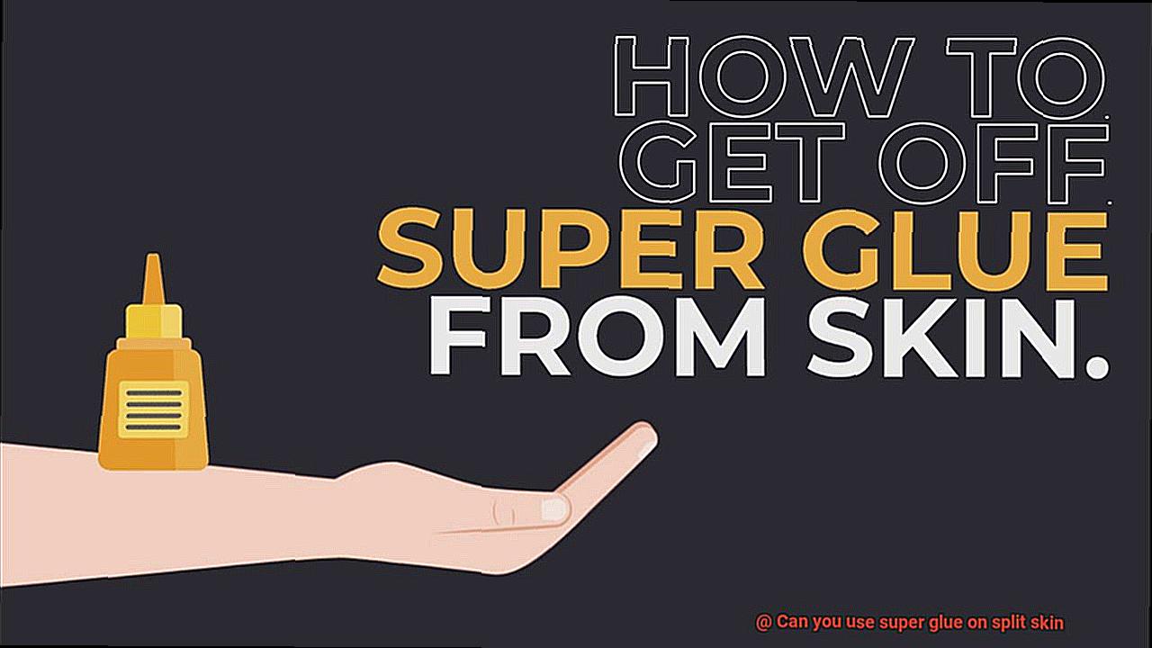 Can you use super glue on split skin-3