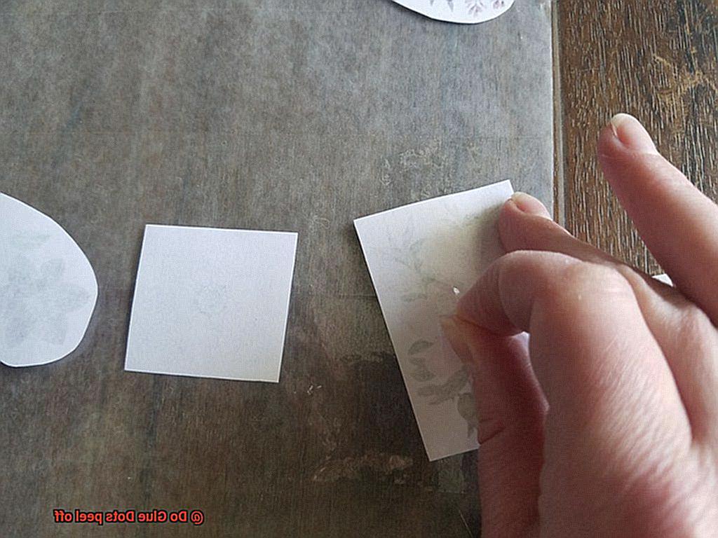 Do Glue Dots peel off-5