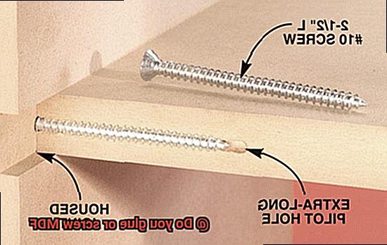 Do you glue or screw MDF-9