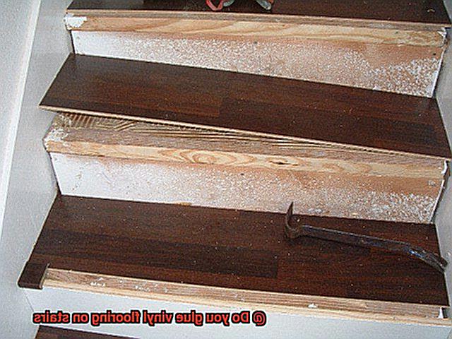 Do you glue vinyl flooring on stairs-10