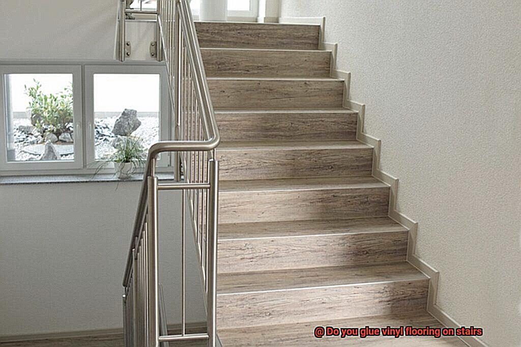 Do you glue vinyl flooring on stairs-2