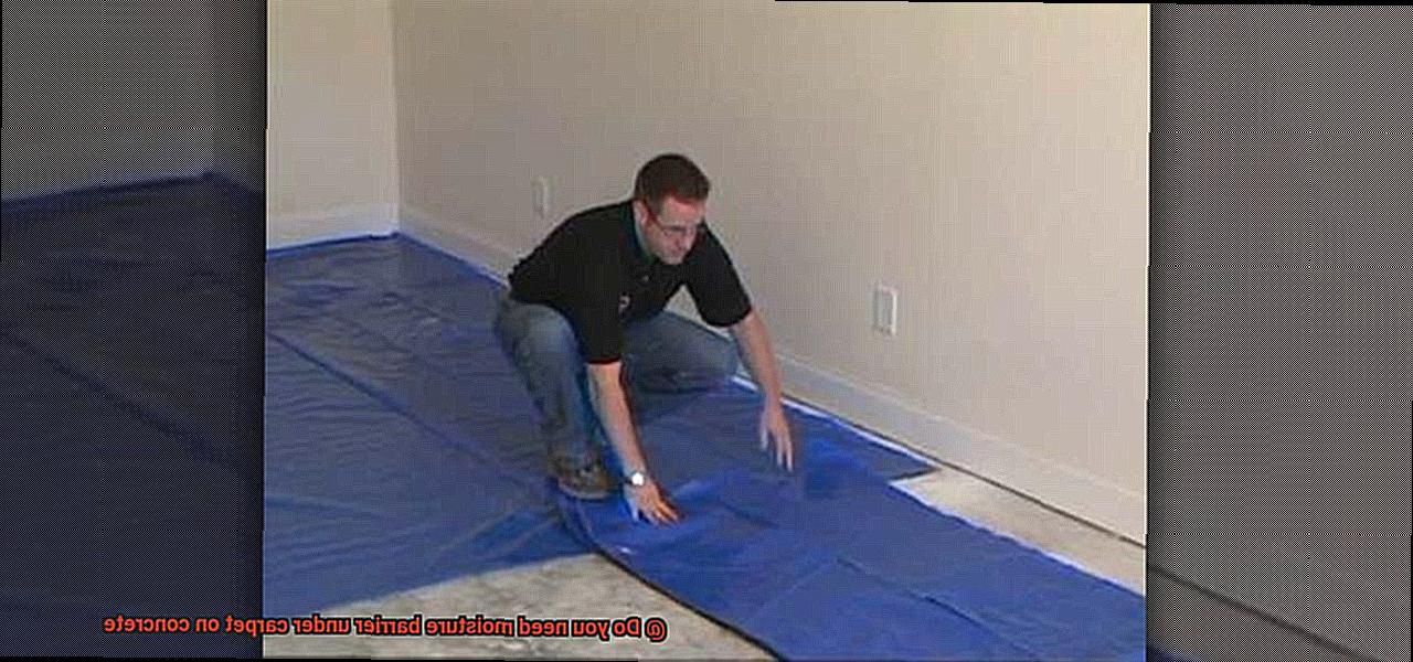 Do you need moisture barrier under carpet on concrete-5