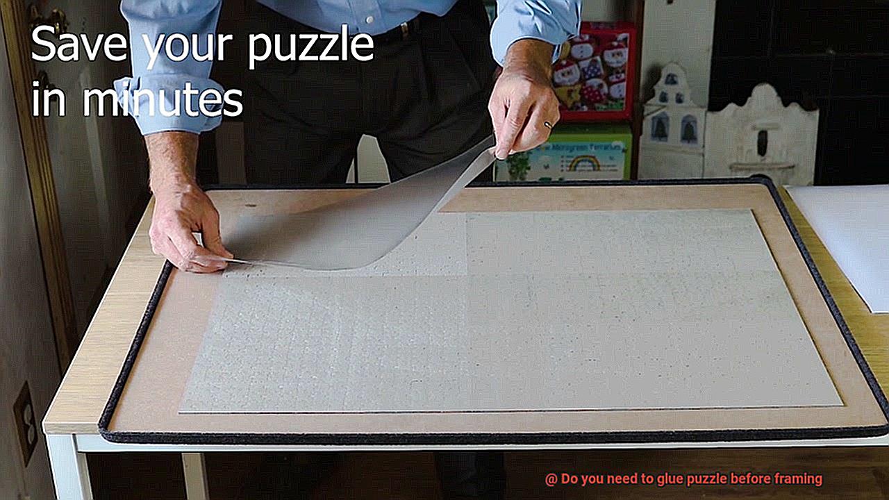 Do you need to glue puzzle before framing-6