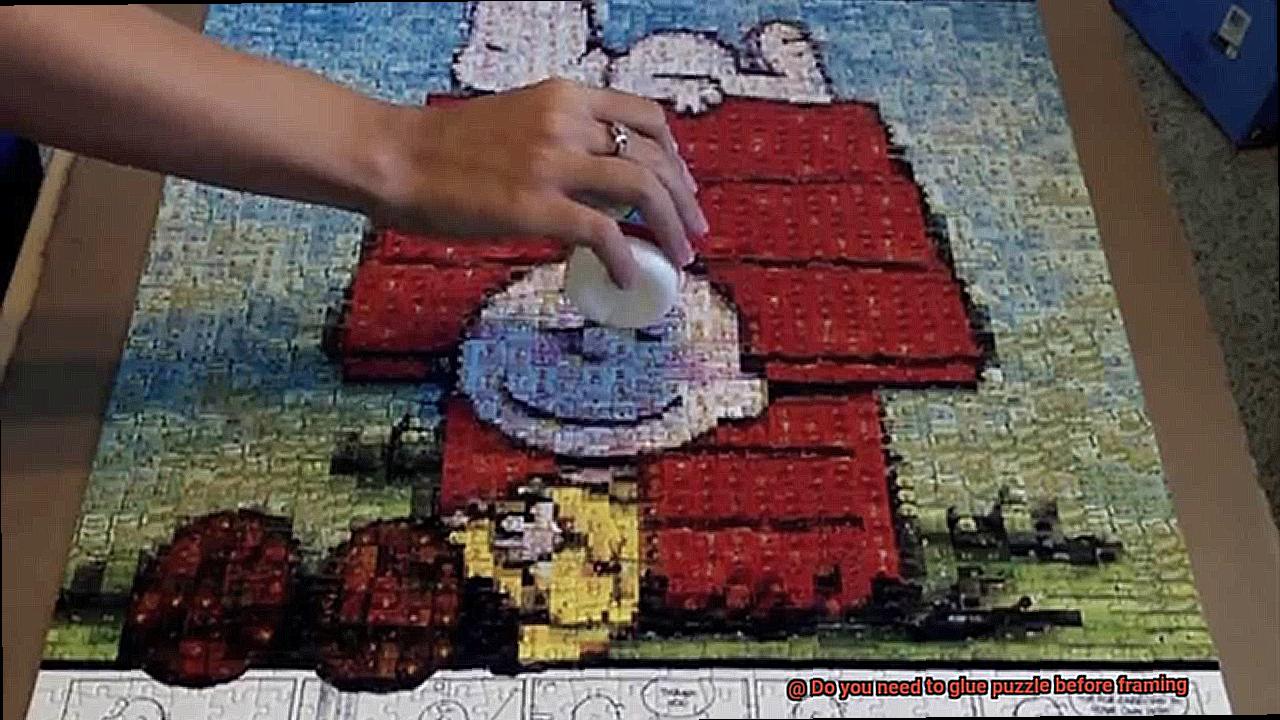 Do you need to glue puzzle before framing-4