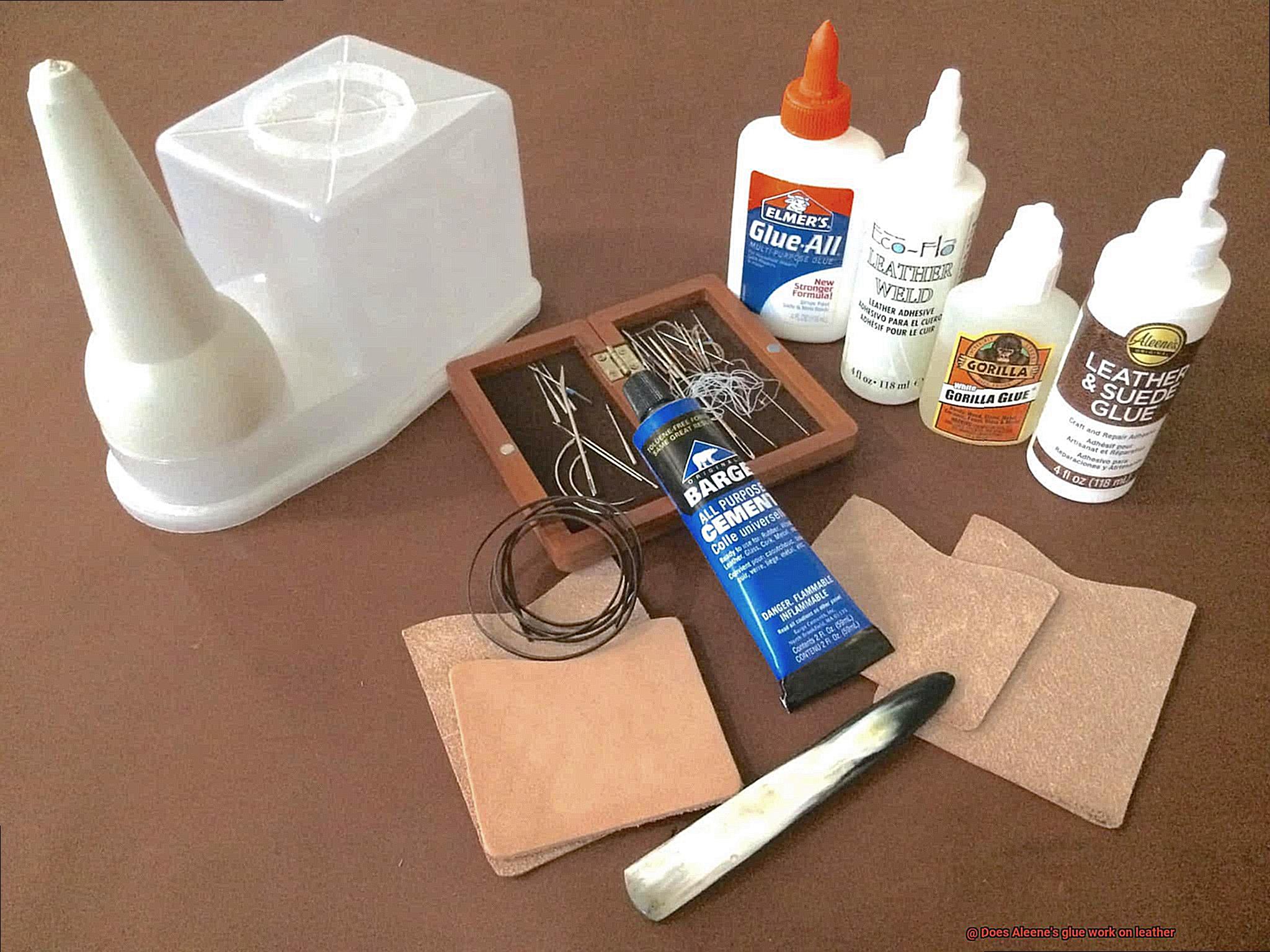 Does Aleene's glue work on leather-6