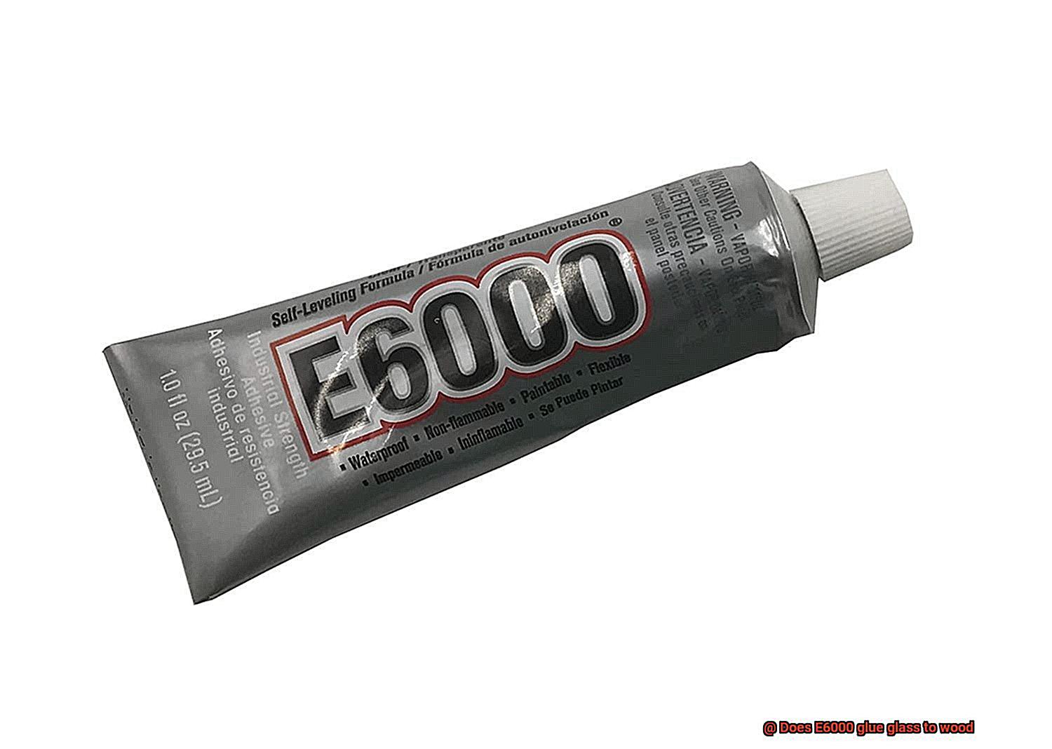 Does E6000 glue glass to wood-9