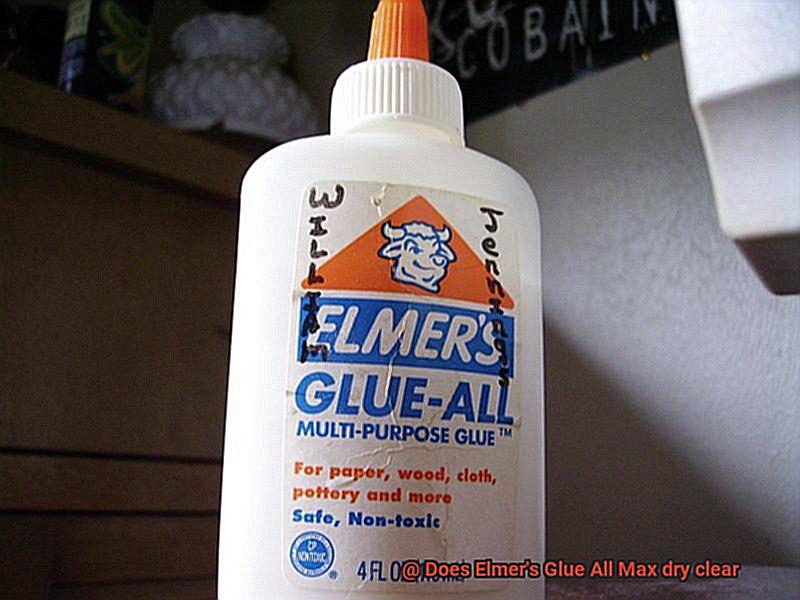 Does Elmer's Glue All Max dry clear-4