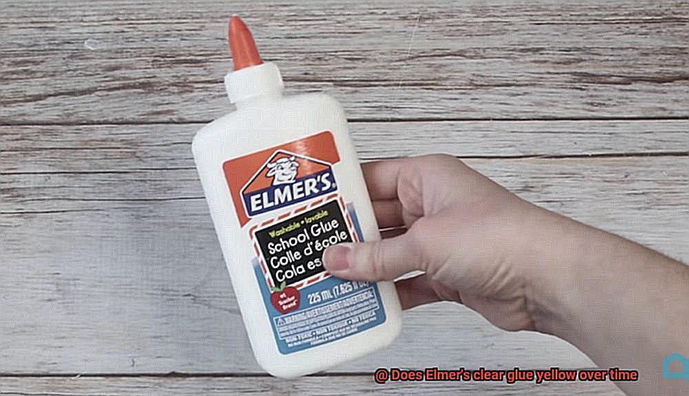 Does Elmer's clear glue yellow over time-2