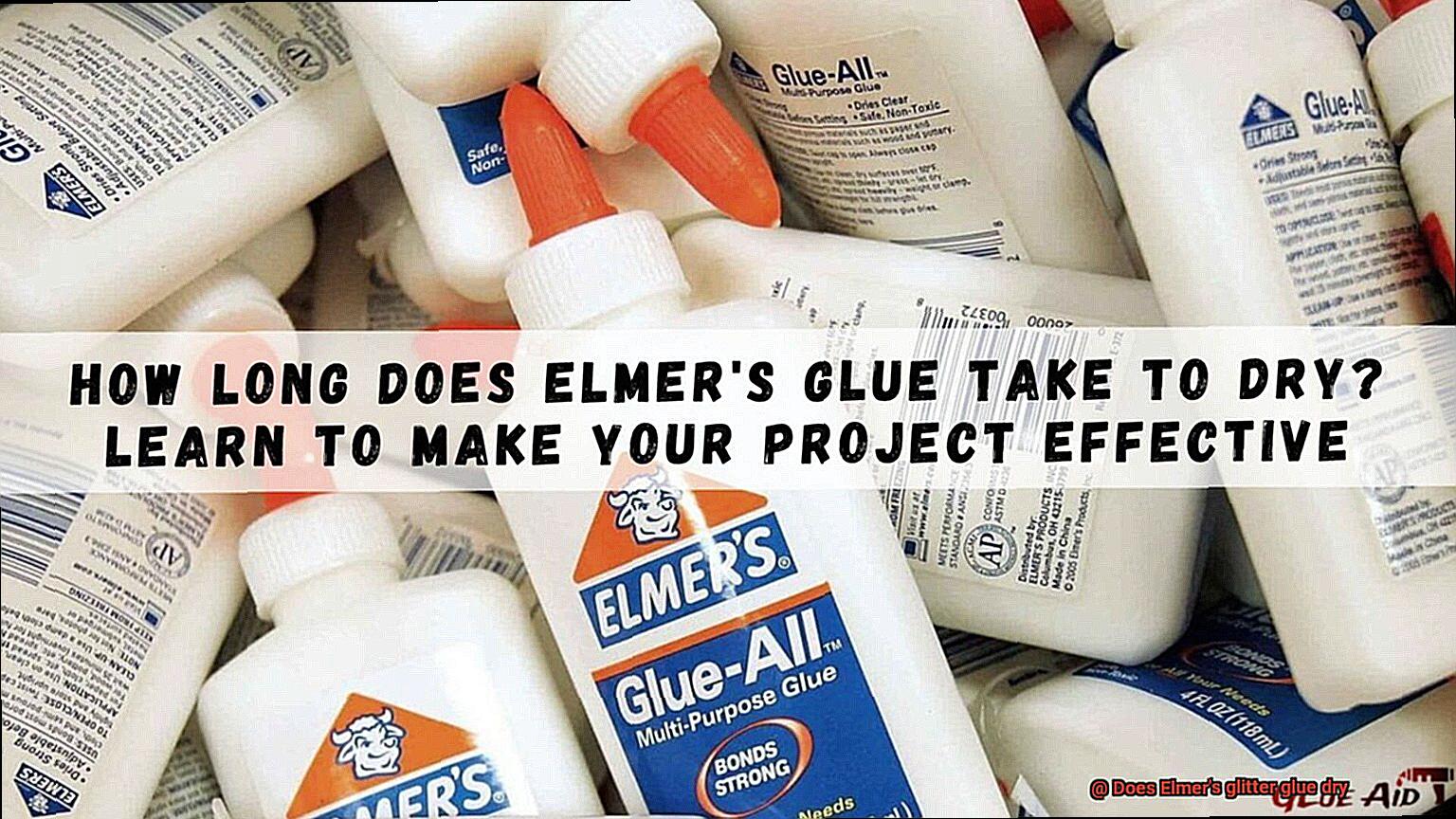 Does Elmer's glitter glue dry-9