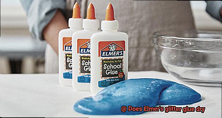 Does Elmer's glitter glue dry-8