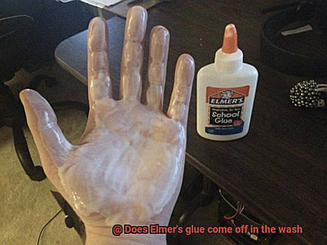 Does Elmer's glue come off in the wash-2
