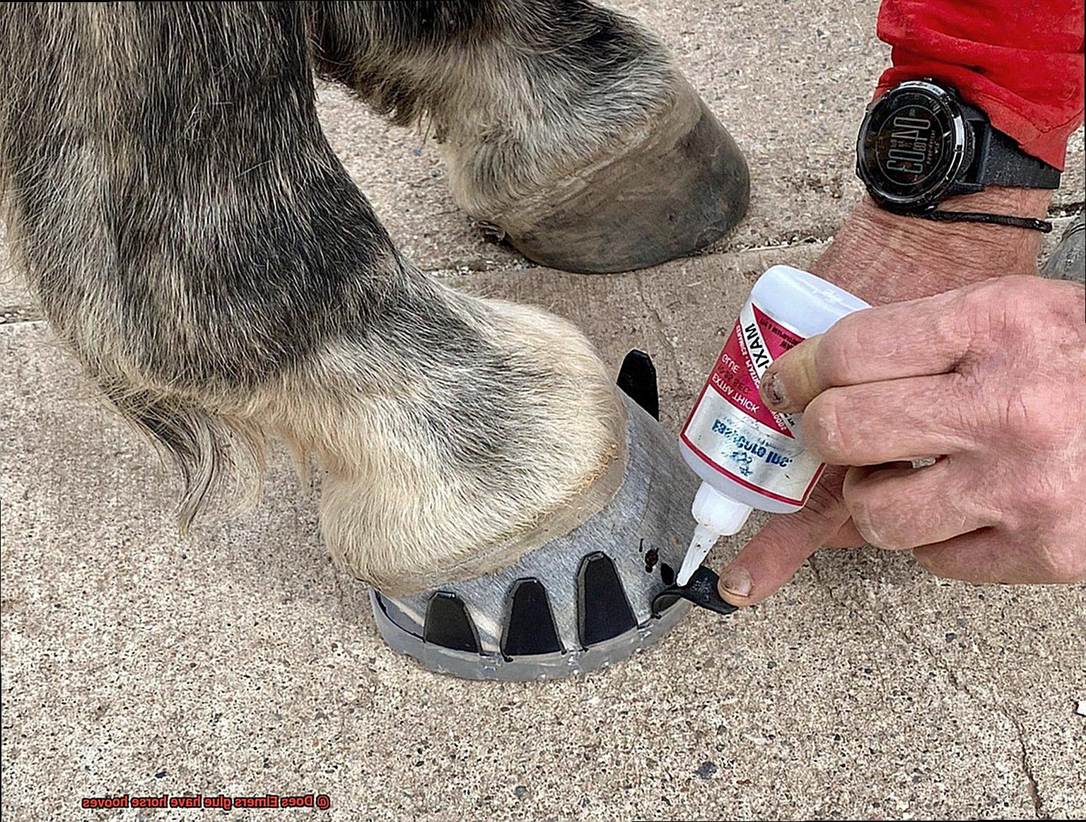 Does Elmers glue have horse hooves-3
