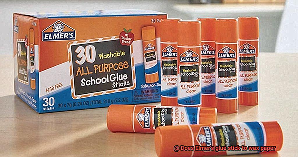 Does Elmer's glue stick to wax paper-6