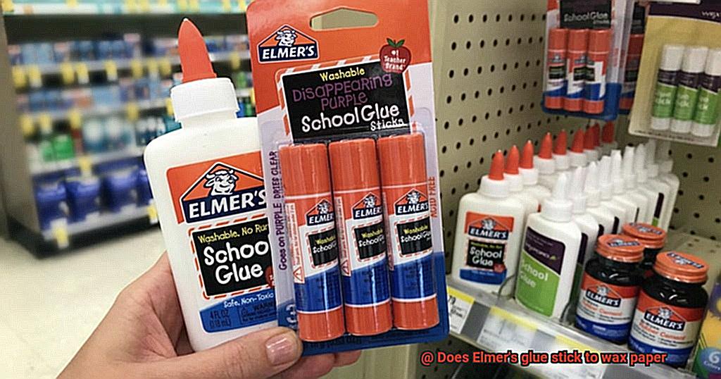 Does Elmer's glue stick to wax paper-2