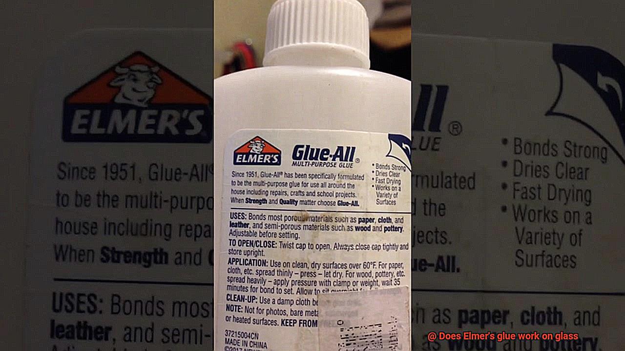 Does Elmer's glue work on glass-7