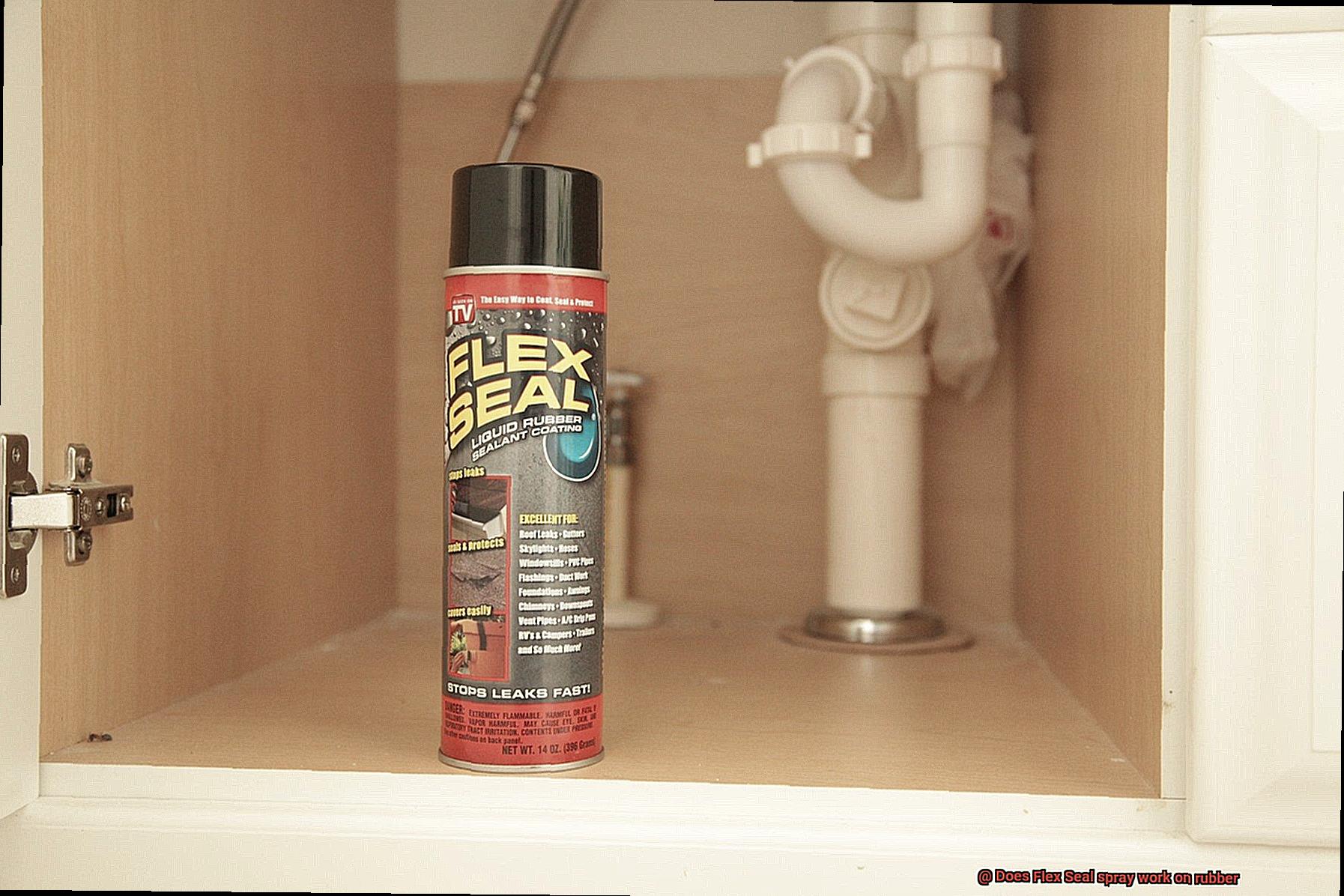 Does Flex Seal spray work on rubber-8