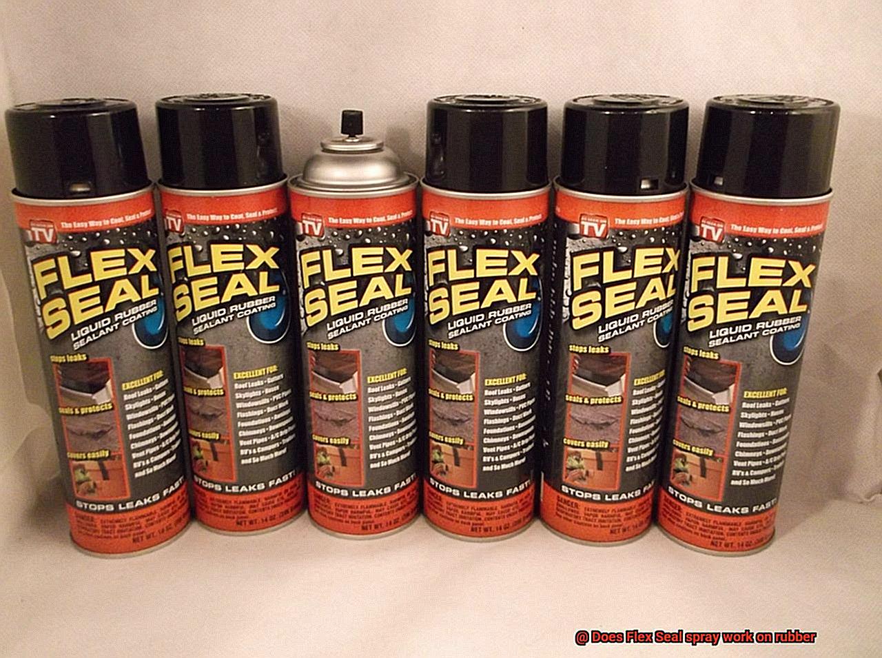 Does Flex Seal spray work on rubber-2