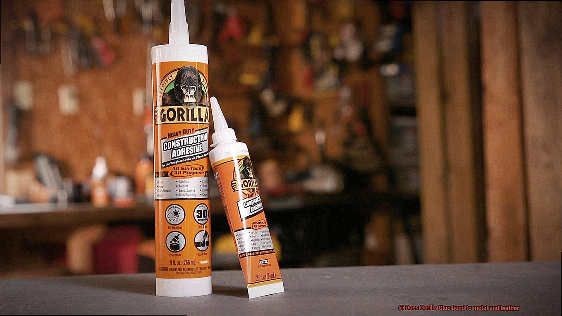 Does Gorilla Glue bond to metal and leather-13