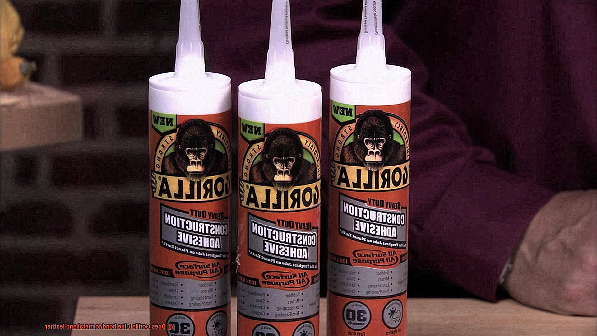 Does Gorilla Glue bond to metal and leather-3