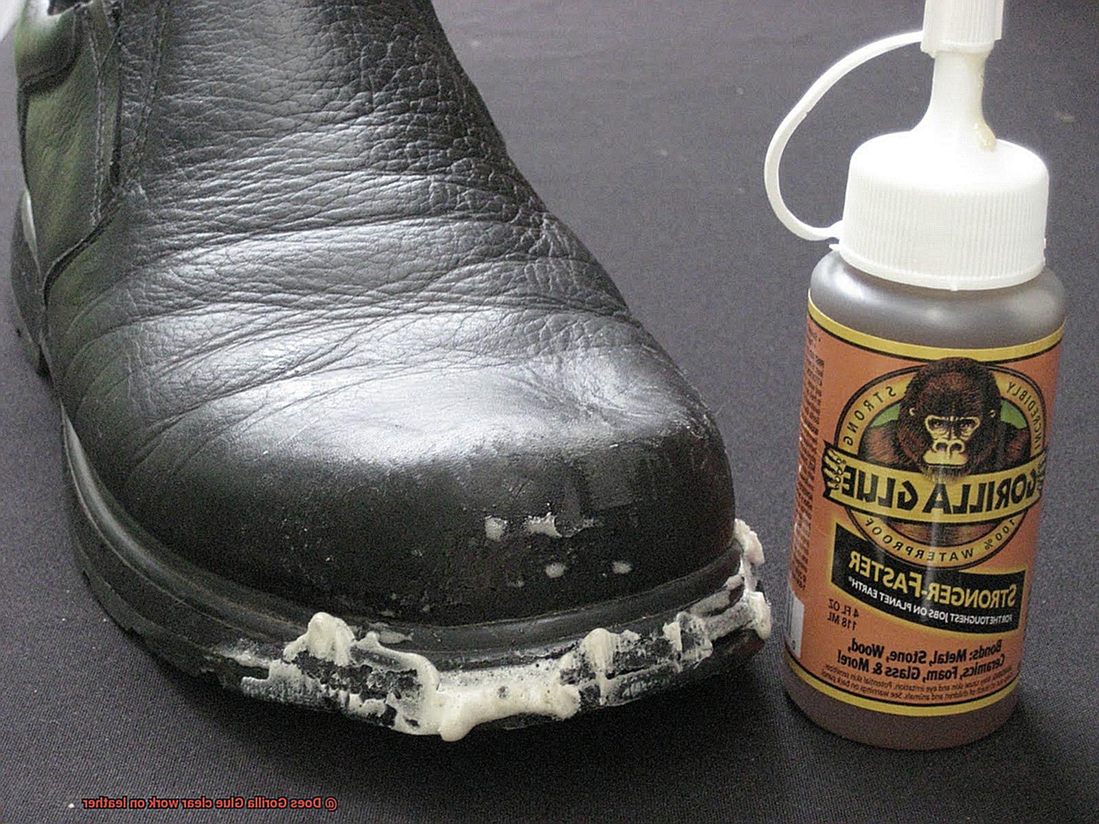 Does Gorilla Glue clear work on leather-2