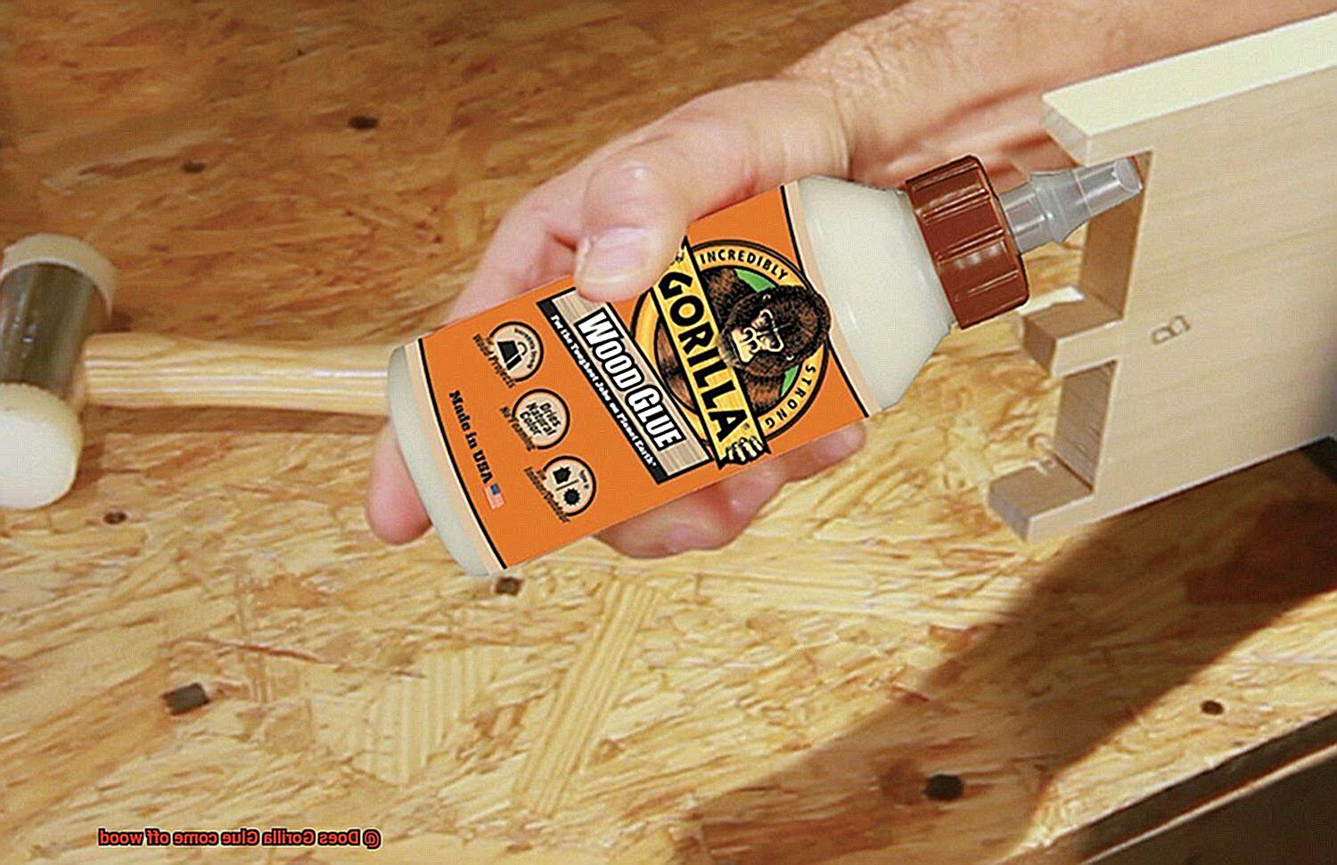 Does Gorilla Glue come off wood-9