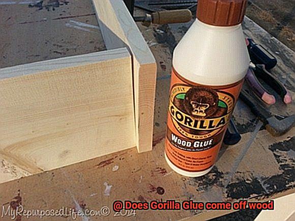 Does Gorilla Glue come off wood-4