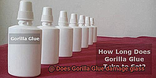 Does Gorilla Glue damage glass-4