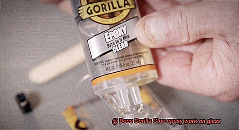 Does Gorilla Glue epoxy work on glass-4