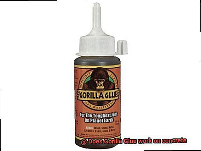 Does Gorilla Glue work on concrete-4