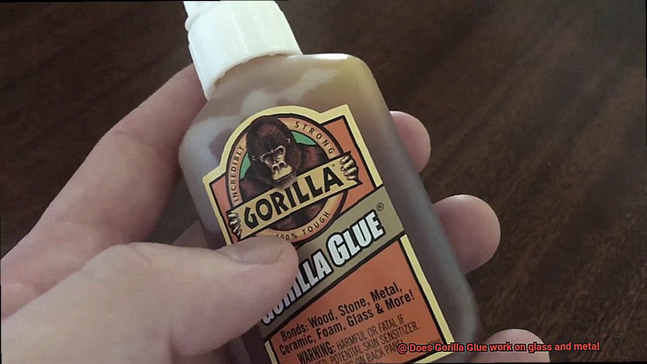 Does Gorilla Glue work on glass and metal-9