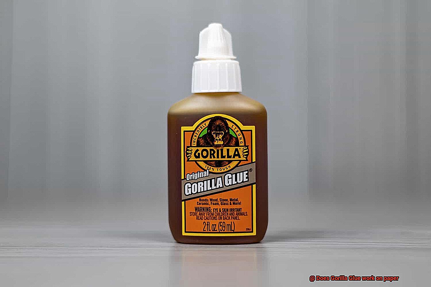 Does Gorilla Glue work on paper-4