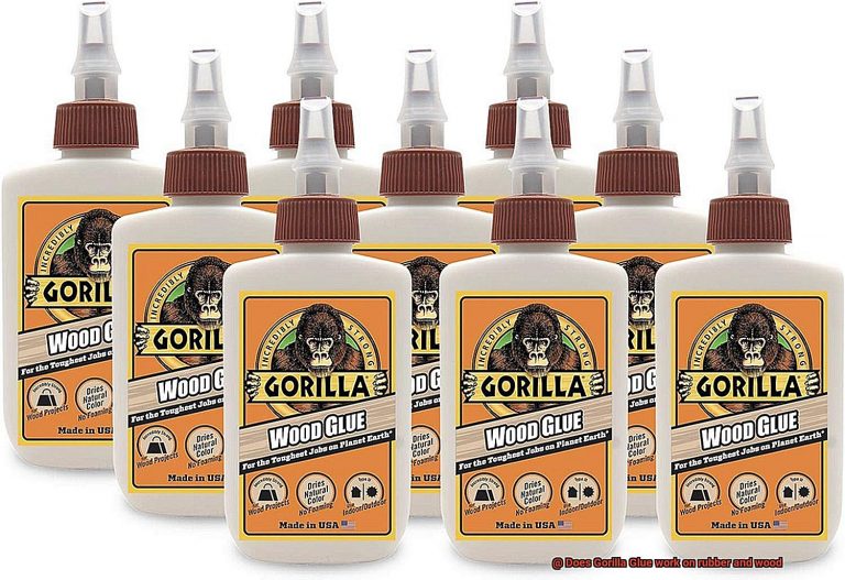 Does Gorilla Glue work on rubber and wood? Glue Things