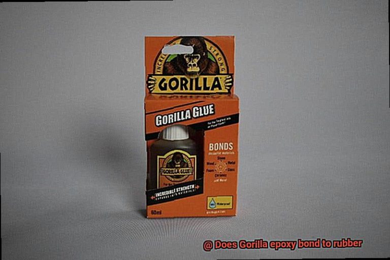 Does Gorilla epoxy bond to rubber? Glue Things