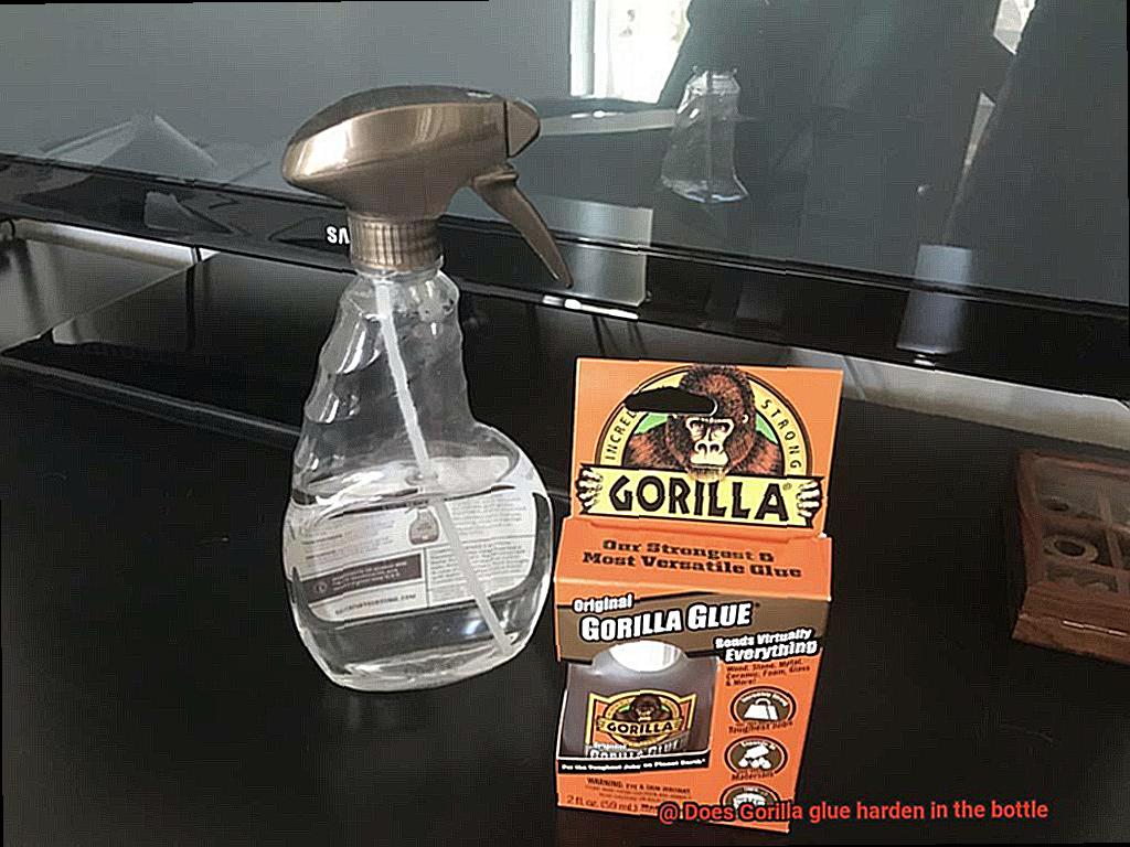 Does Gorilla glue harden in the bottle-3