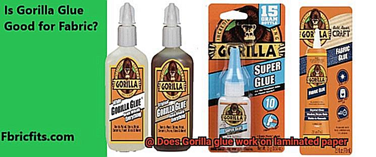 Does Gorilla glue work on laminated paper-3