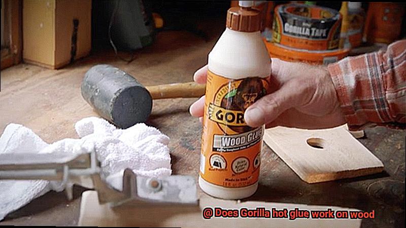 Does Gorilla hot glue work on wood-9