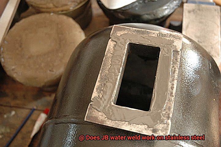 Does JB water weld work on stainless steel-7