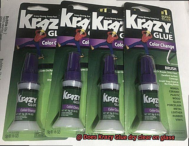 Does Krazy Glue dry clear on glass-5