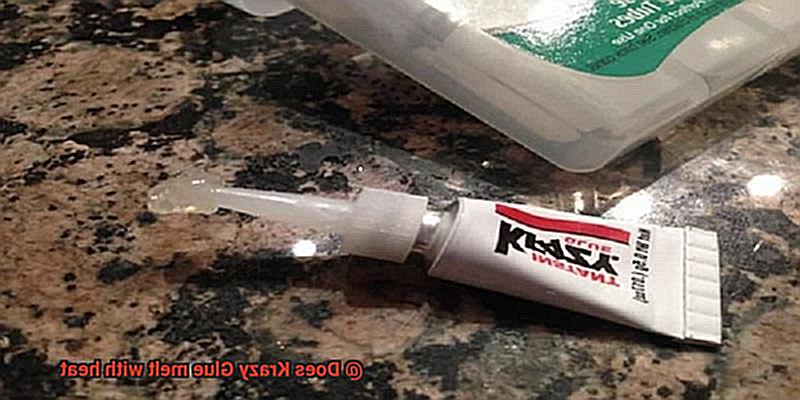 Does Krazy Glue melt with heat-2