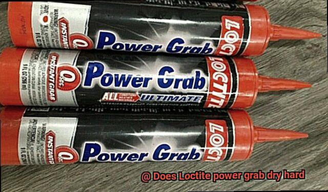 Does Loctite power grab dry hard-4