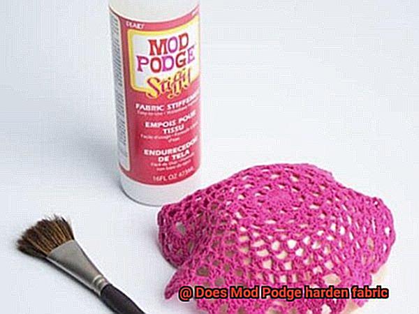 Does Mod Podge harden fabric-3