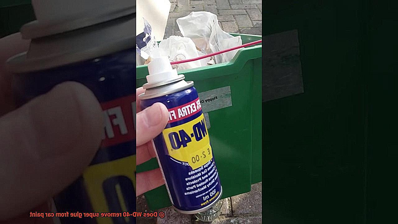 Does WD-40 remove super glue from car paint-12