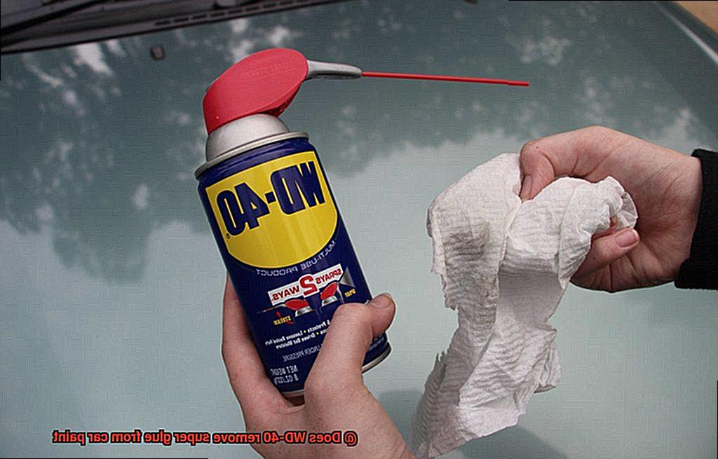 Does WD-40 remove super glue from car paint-5