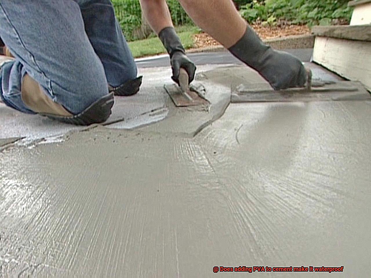 Does adding PVA to cement make it waterproof-3