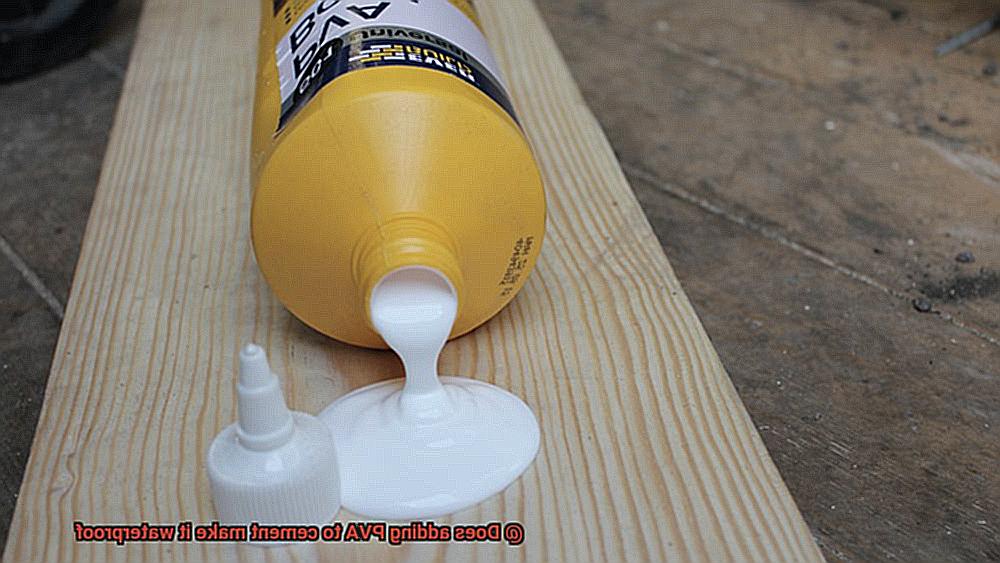 Does adding PVA to cement make it waterproof-6